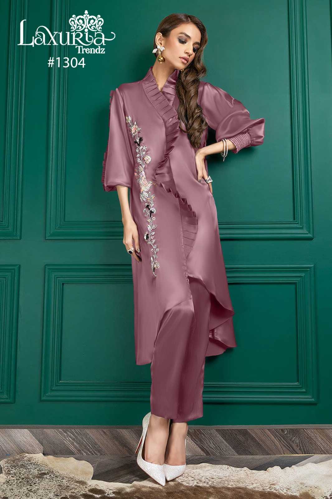 laxuria 1304 pakistani designer readymade stylish cord set 