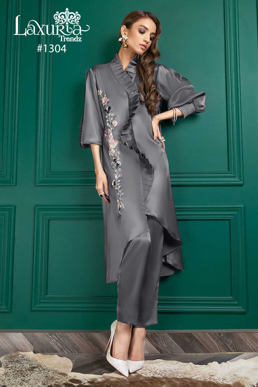 laxuria 1304 pakistani designer readymade stylish cord set 