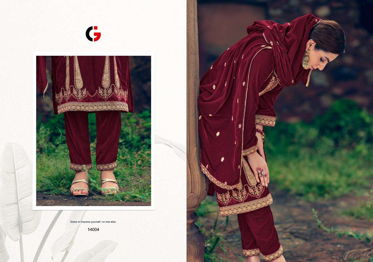 maria b by gull jee pakistani winter wear suit material with embroidery work catalog