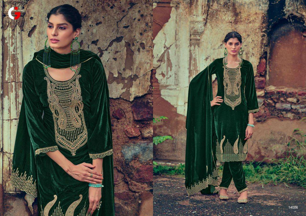 maria b by gull jee pakistani winter wear suit material with embroidery work catalog