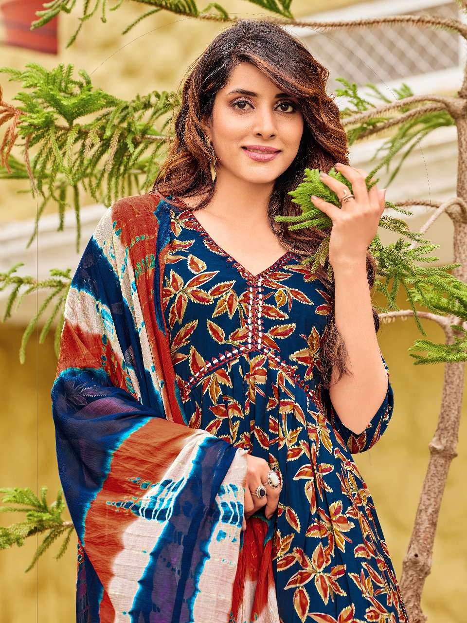 pr zara vol 1 readymade fancy aalia cut with hand mirror work kurti pant and dupatta catalog