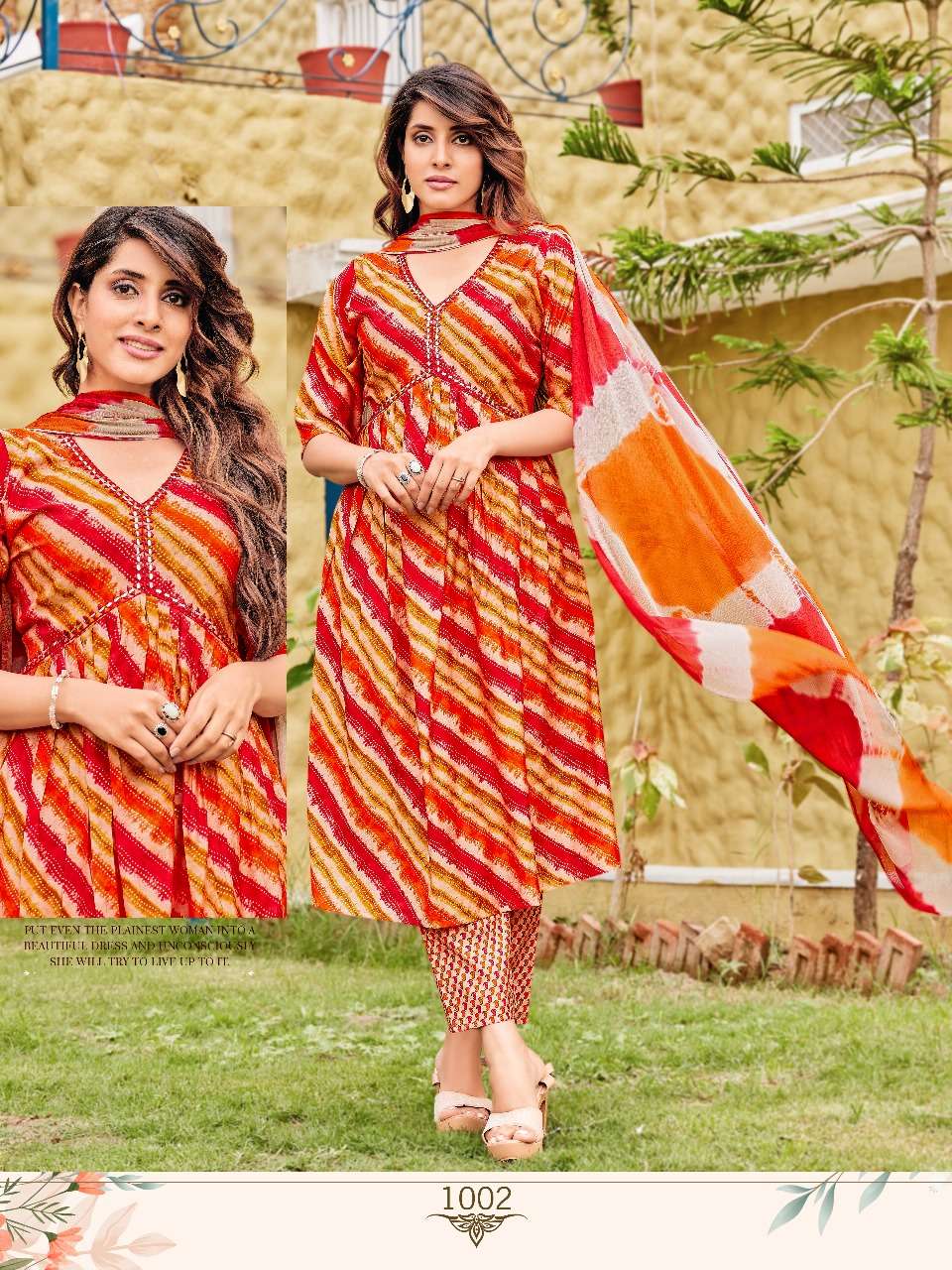 pr zara vol 1 readymade fancy aalia cut with hand mirror work kurti pant and dupatta catalog