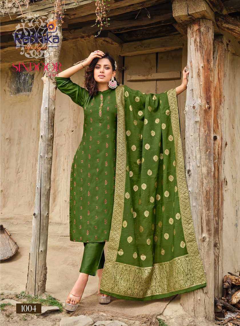 radhika lifestyle present sindoor vol 1 occassion wear readymade salwar kameez catalog