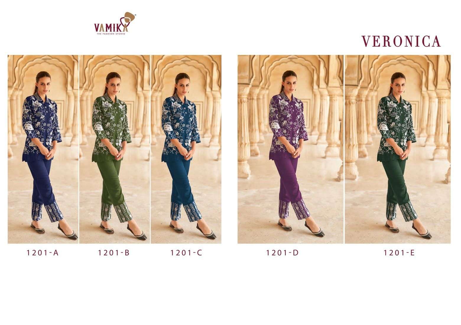 vamika present veronica designer readymade cord set exclusive new collection