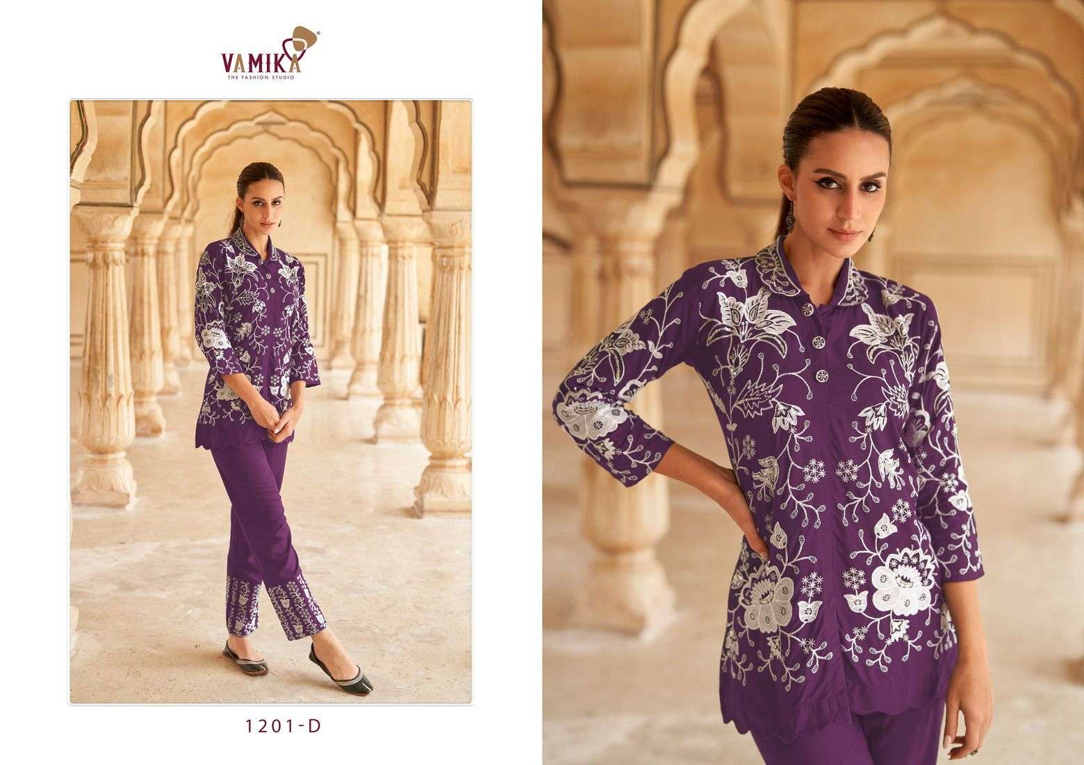 vamika present veronica designer readymade cord set exclusive new collection