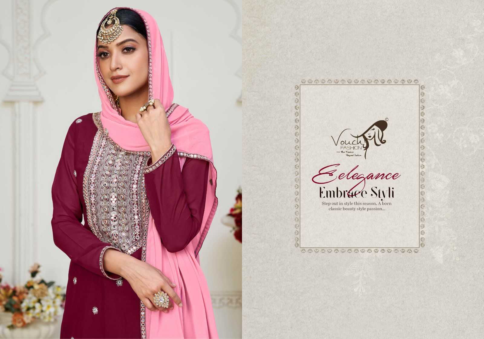 vouch noor mahal vol 2 pakistani designer unstitch salwar kameez catalog