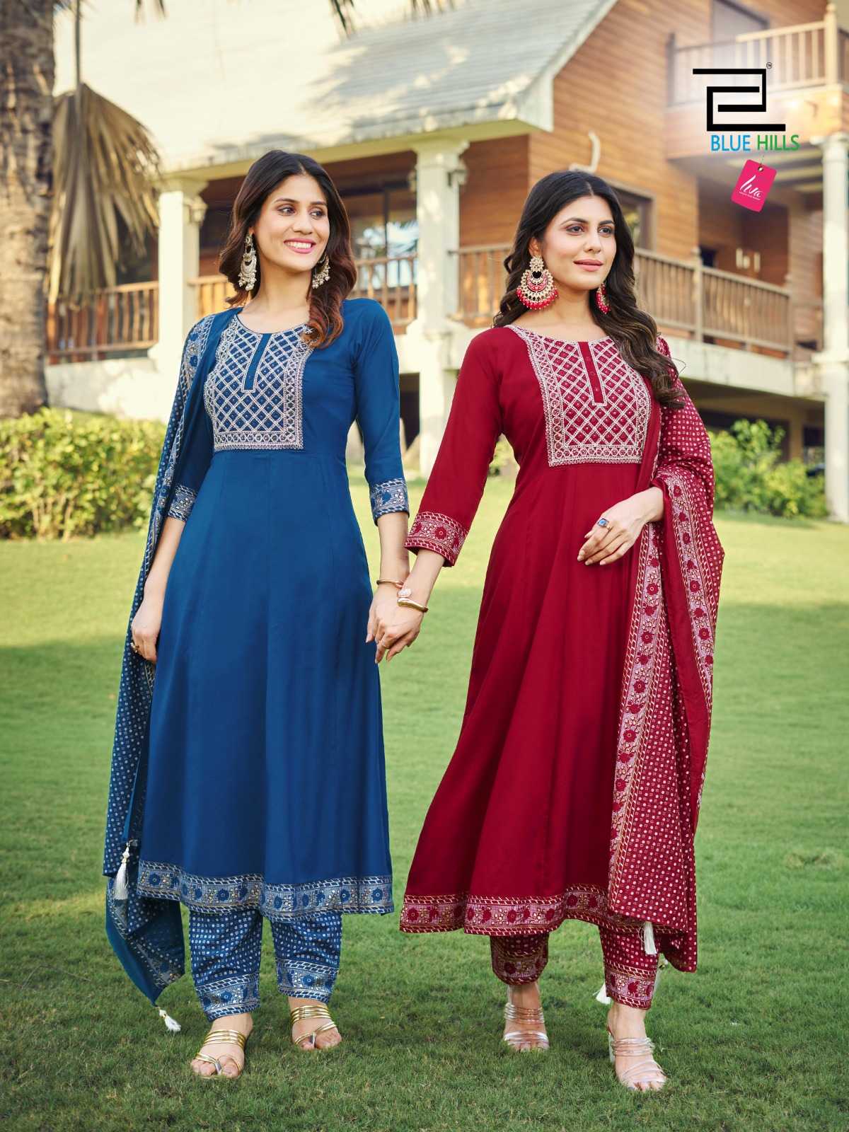 blue hills jailer vol 3 brand new fullstitch salwar kameez collection in plus size