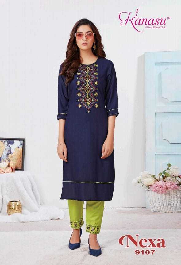 Buy Fancy Straight Plain Kurti For Ladies at Rs.350/Piece in surat offer by  V V Fashion