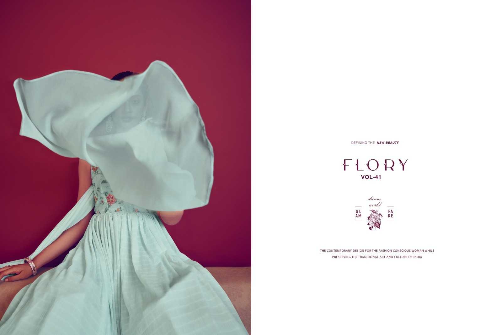 subhkala khushboo flory vol 41 western wear readymade designer gown catalog