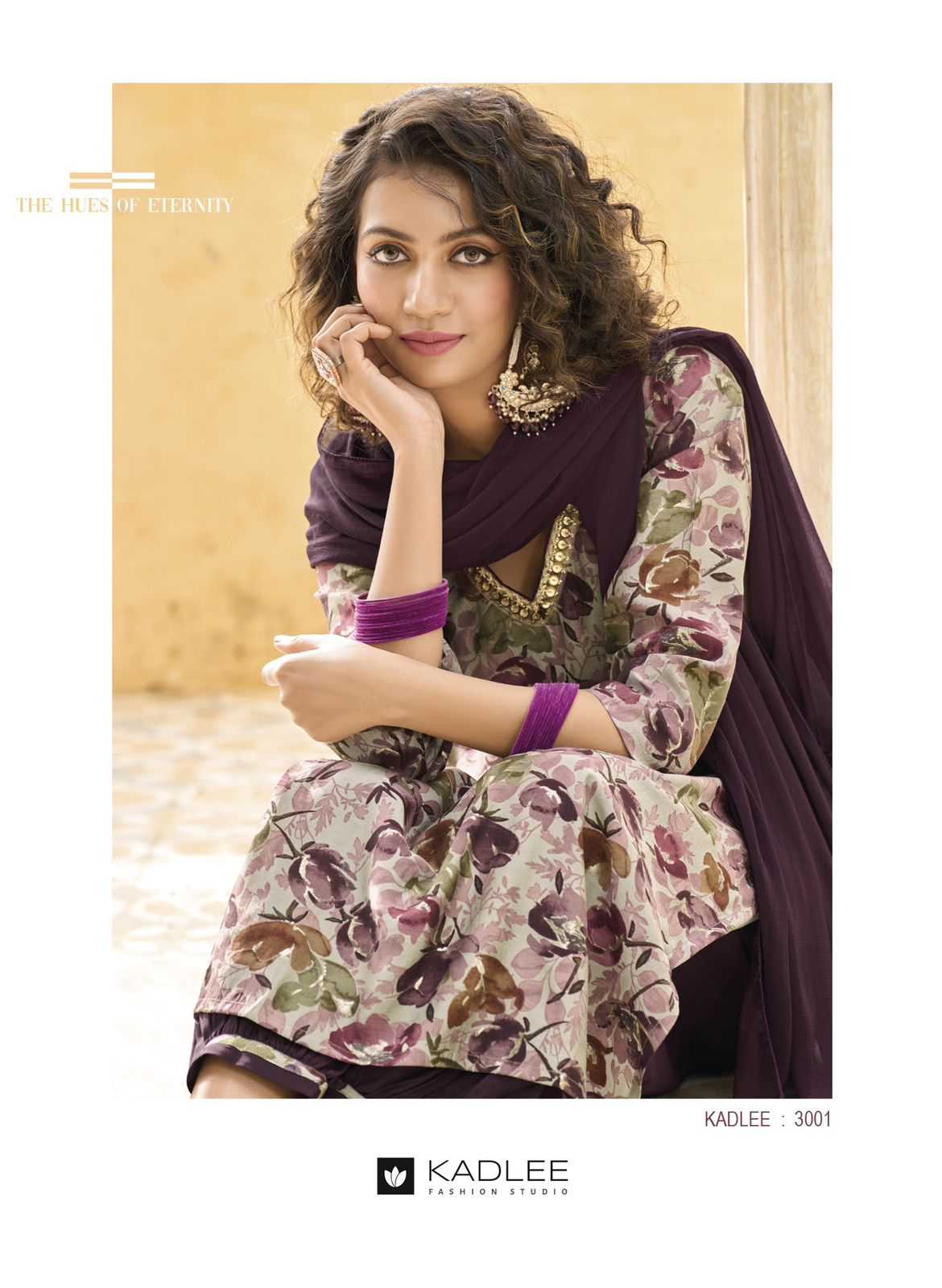 kadlee launch blossom fancy handwork kurti with afgani pant and dupatta catalog
