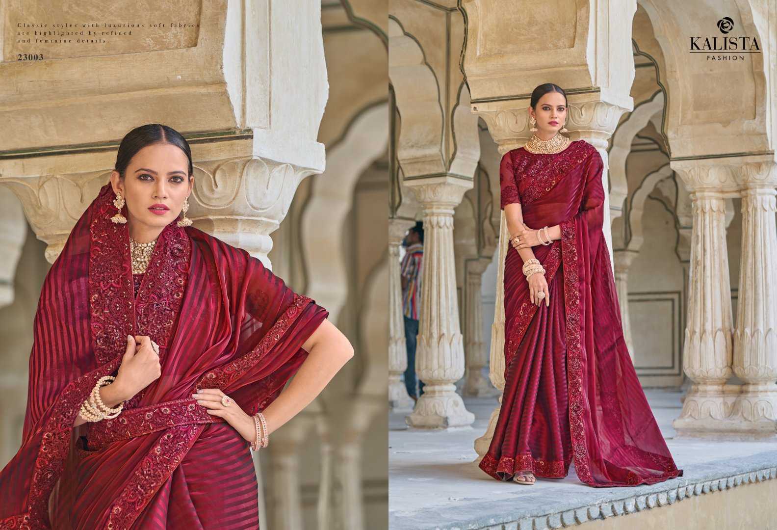 kalista fashion cindrella gold vol 2 designer occasion wear sarees