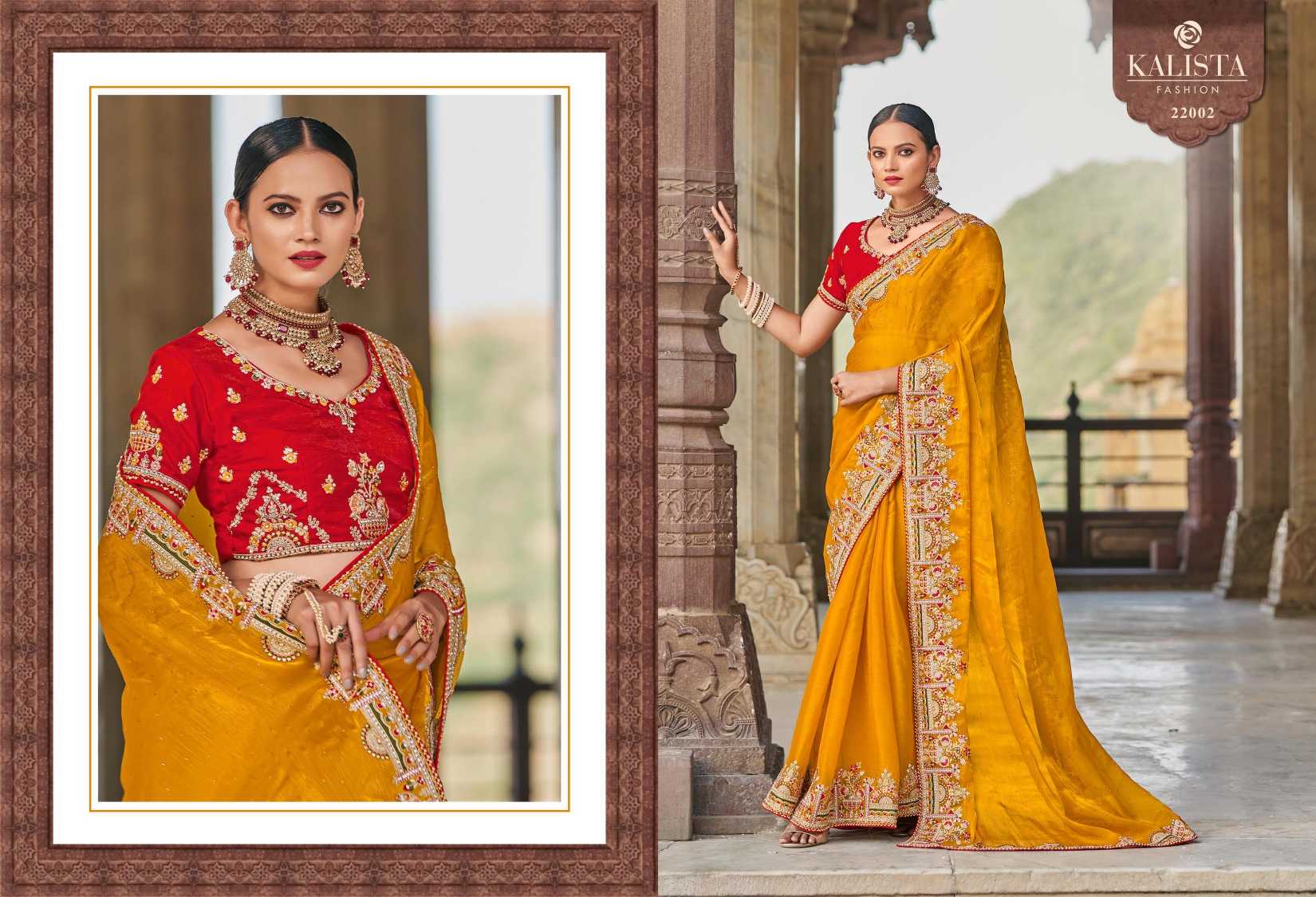 kalista fashion festival mania designer occasion wear work sarees