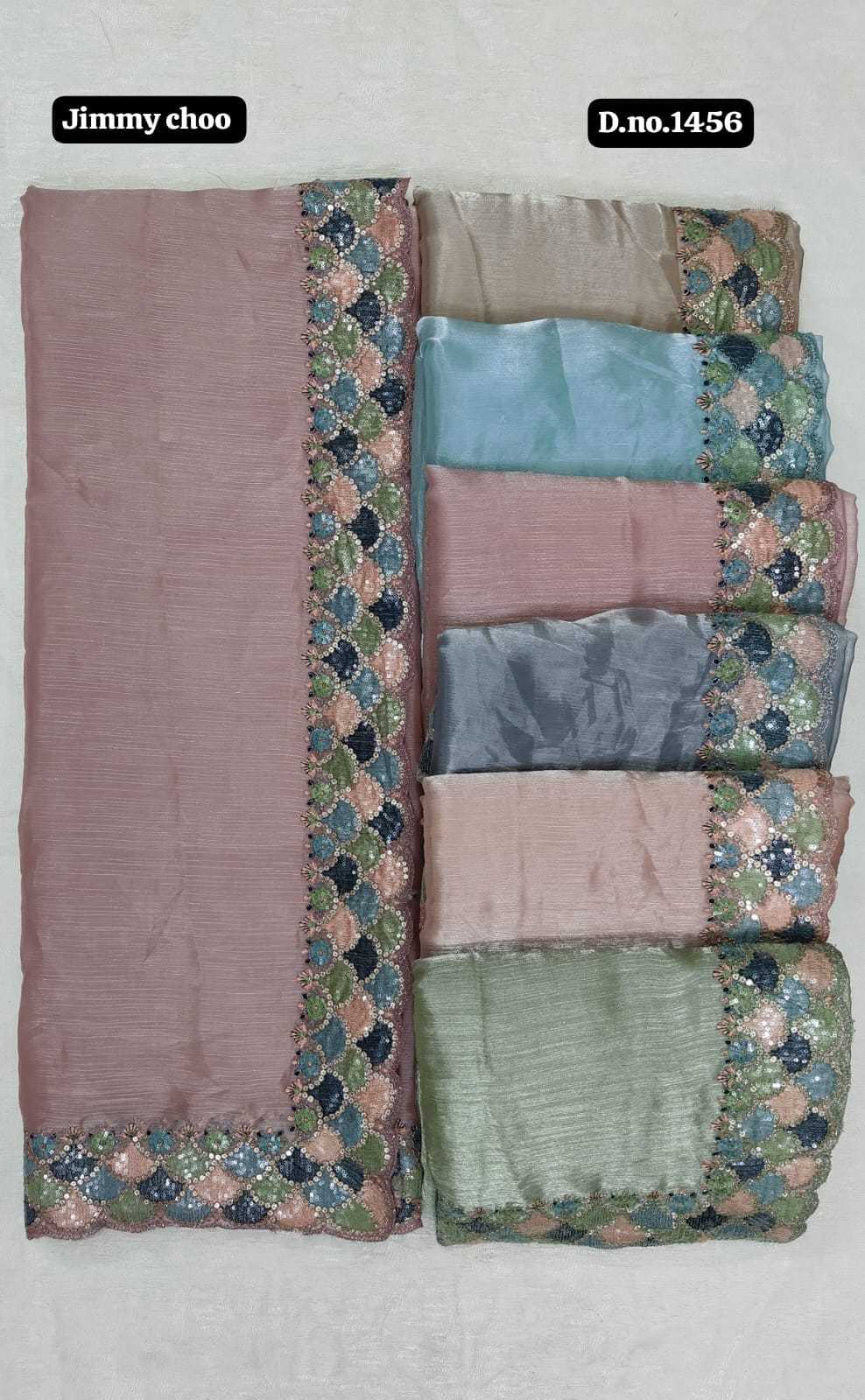 pr designer embroidery work colour matching non catalogue suits