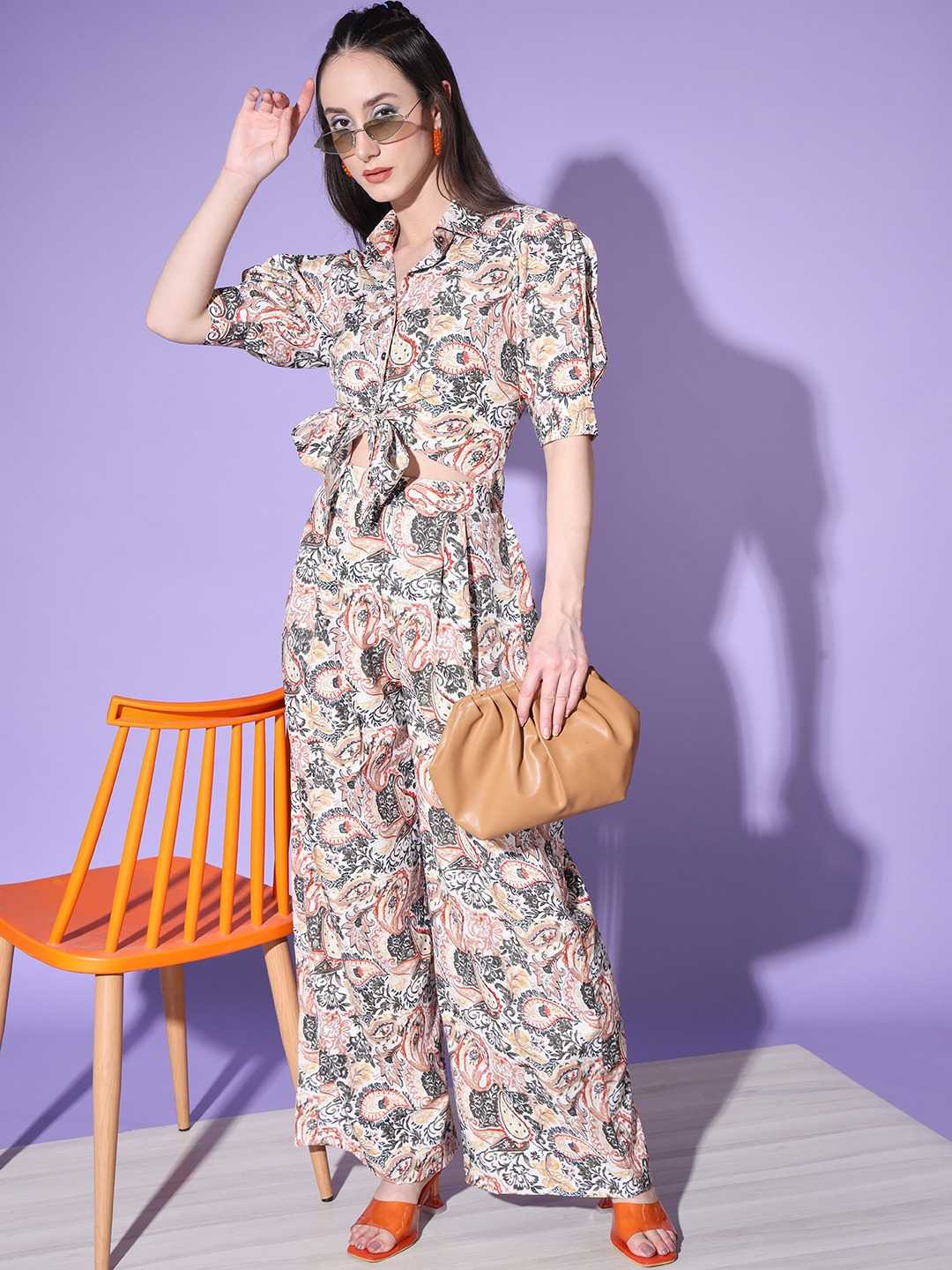 pr shivani vol 2 fancy crape readymade western cord set