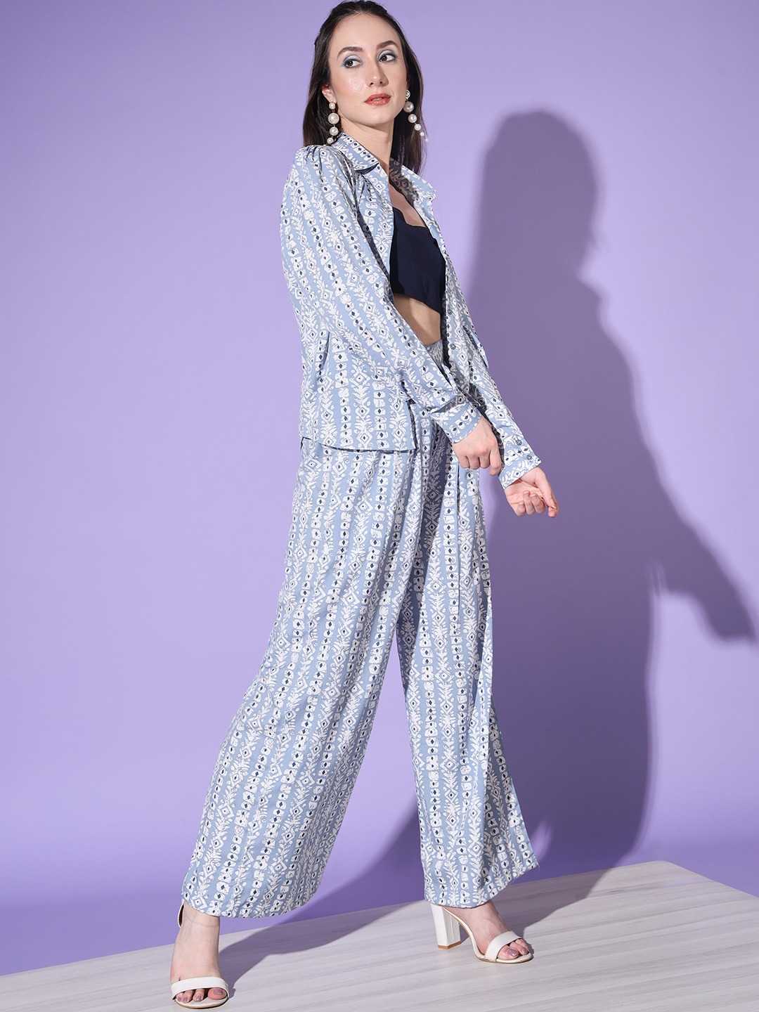 pr shivani vol 2 fancy crape readymade western cord set