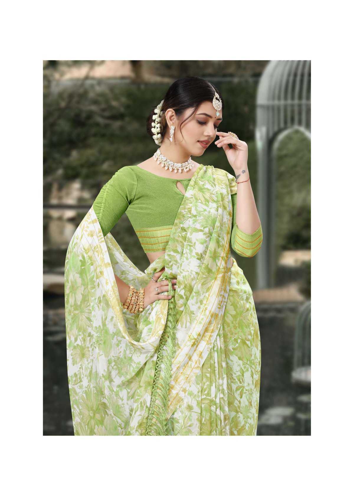 radha vol 2 by sanjana designer fancy weightless jacquard border sarees catalog