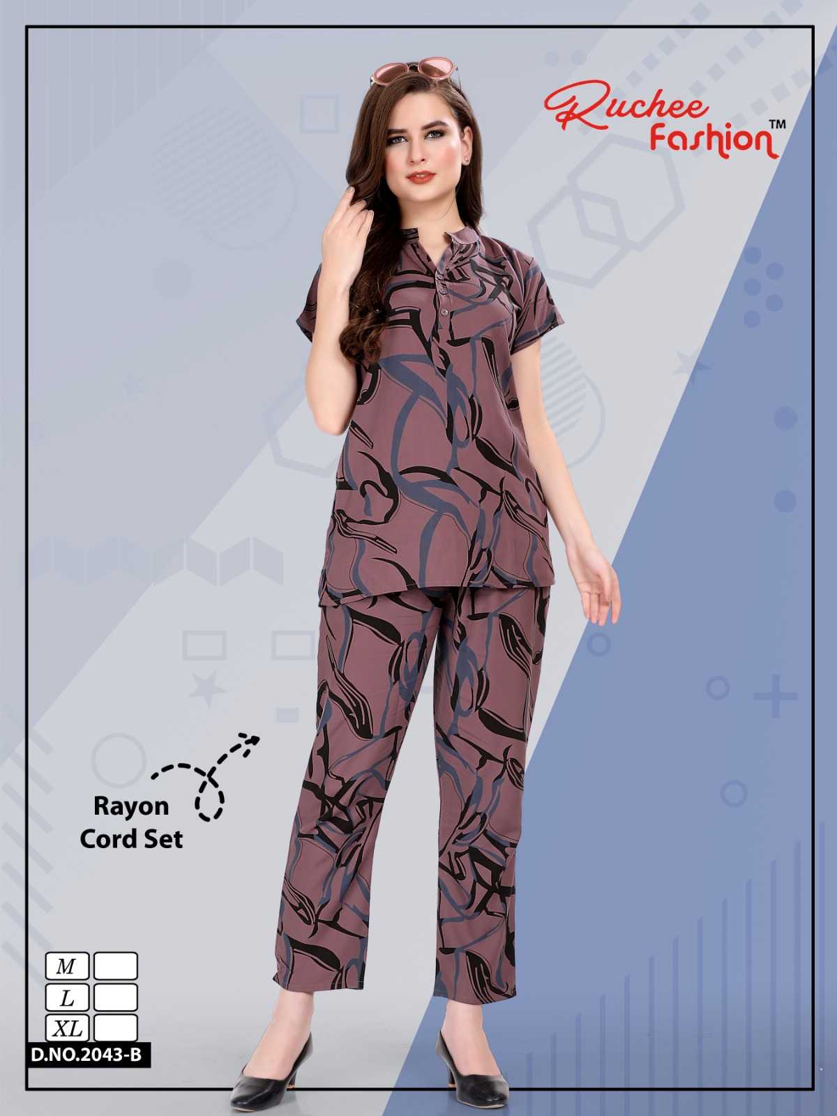 ruchee fashion rayon cord set part 2 fancy western readymade combo set