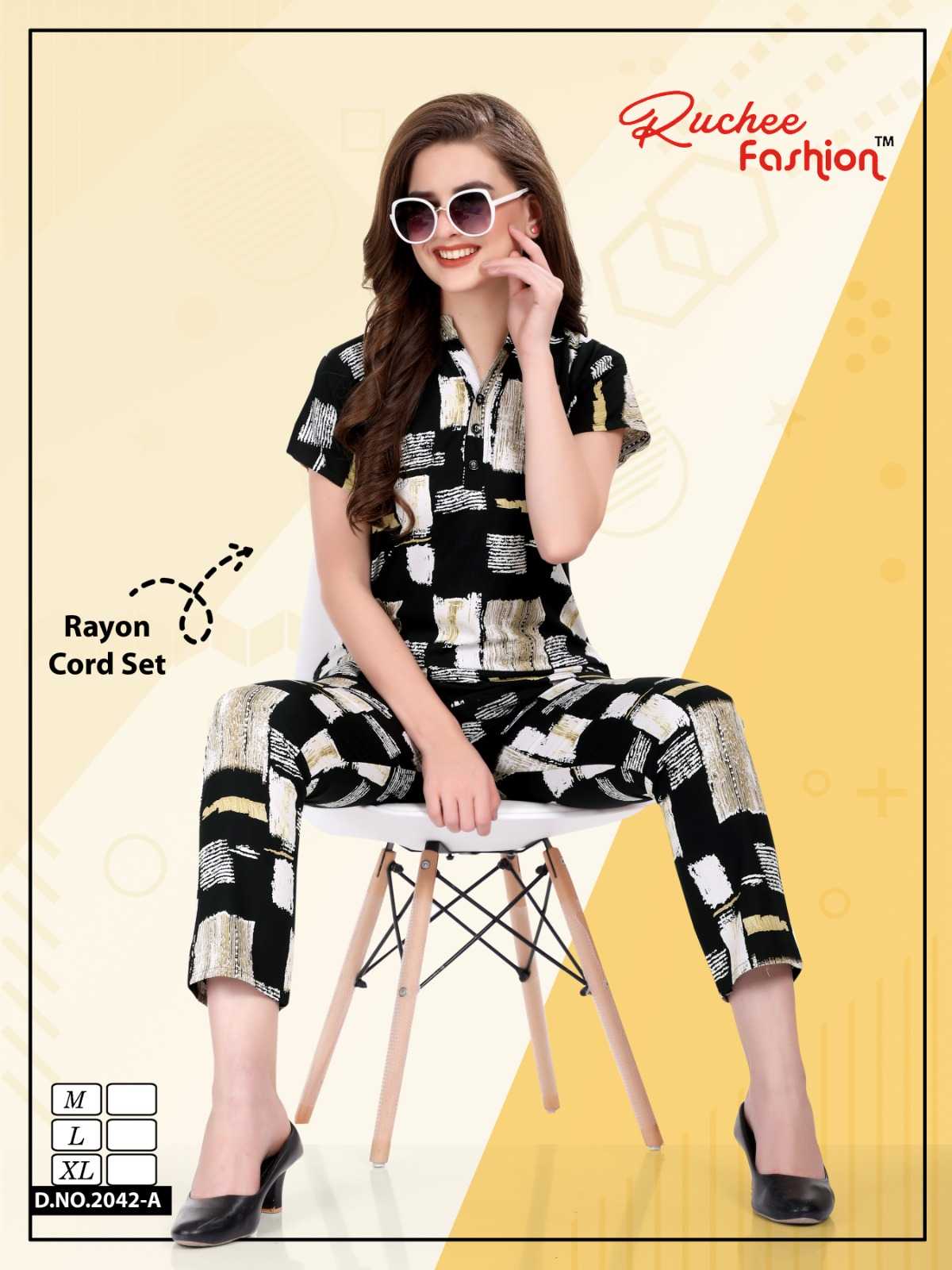 ruchee fashion rayon cord set part 2 fancy western readymade combo set
