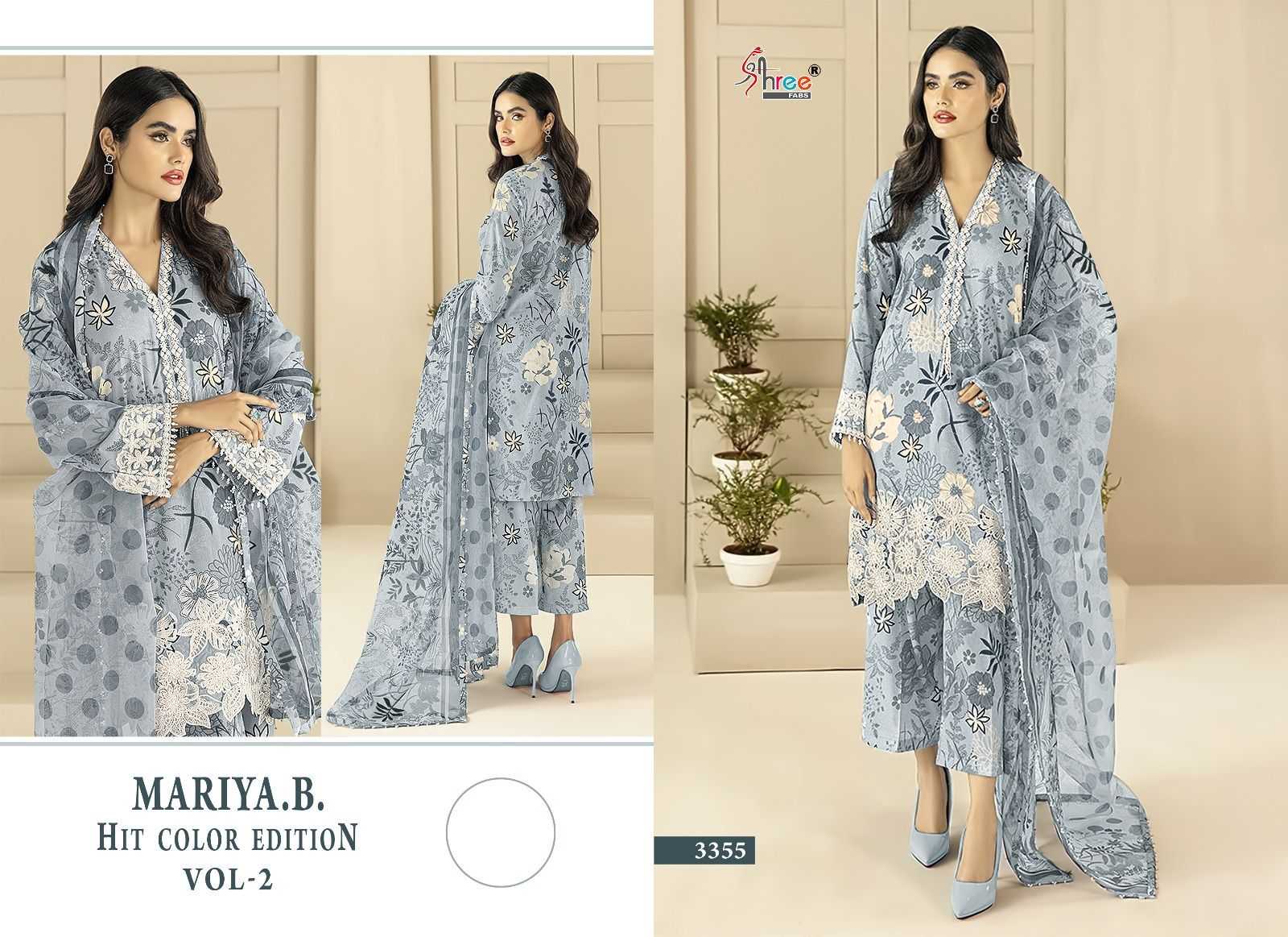 shree fab mariya b hit color edition vol 2 designer patch embroidery fancy suits