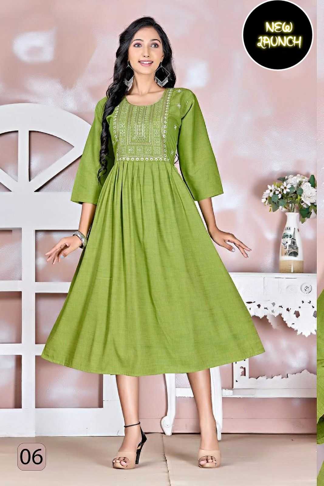 TRENDY NOORIE VOL.1 Liquid Rayon KURTI CATALOG