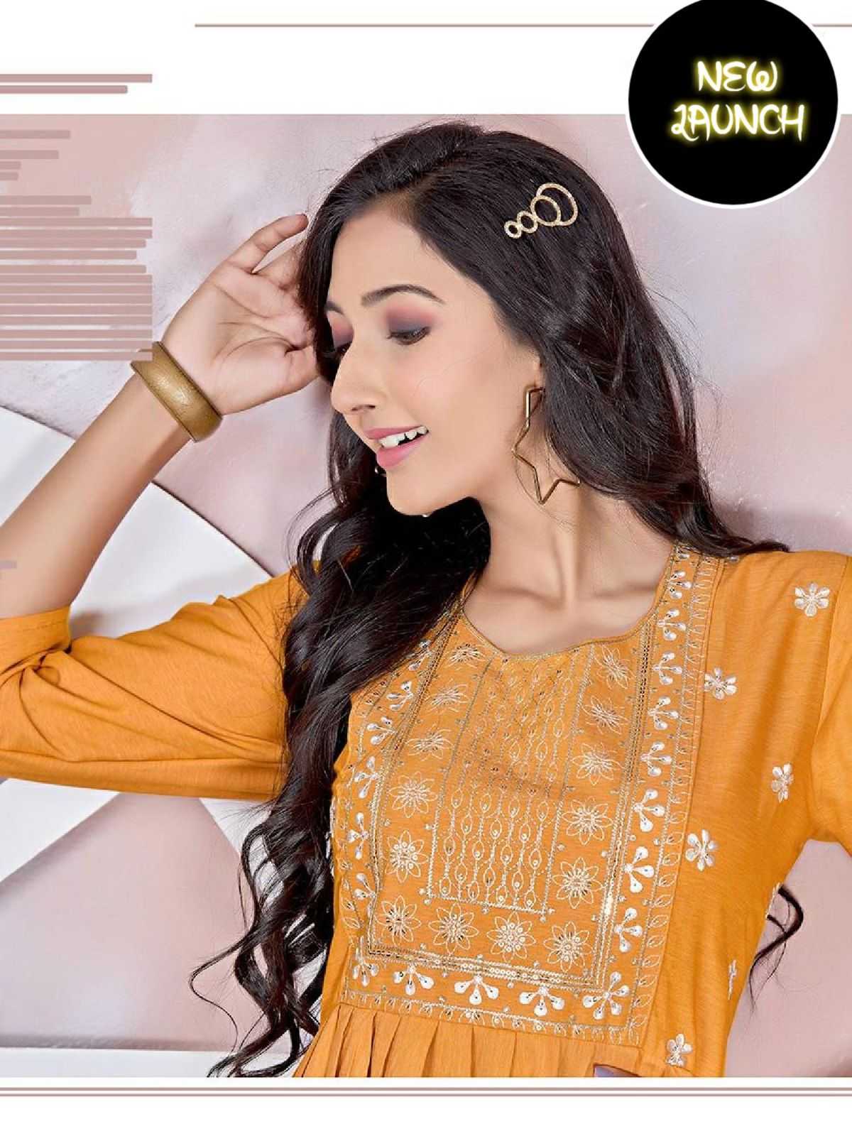 TRENDY NOORIE VOL.1 Liquid Rayon KURTI CATALOG