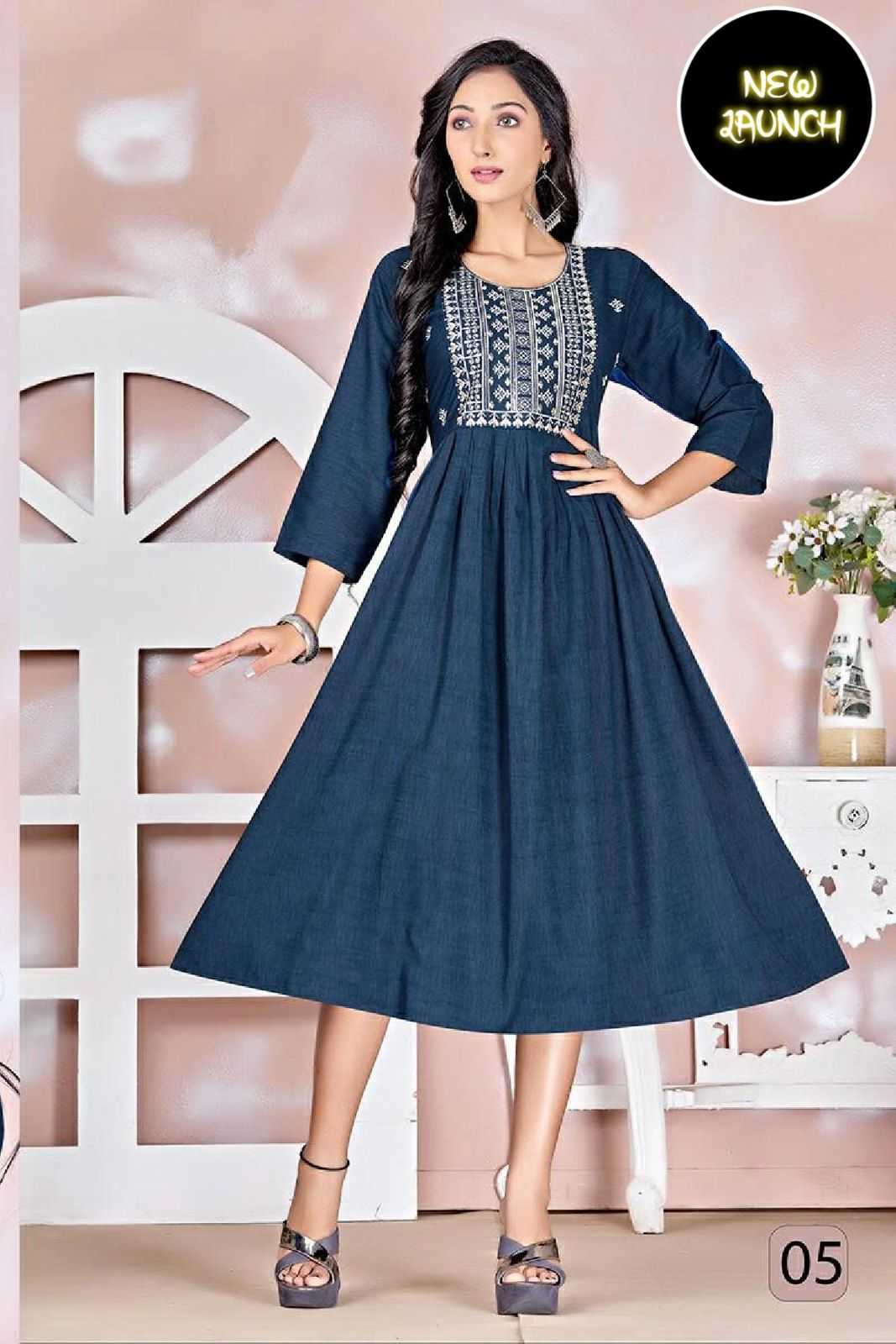 TRENDY NOORIE VOL.1 Liquid Rayon KURTI CATALOG