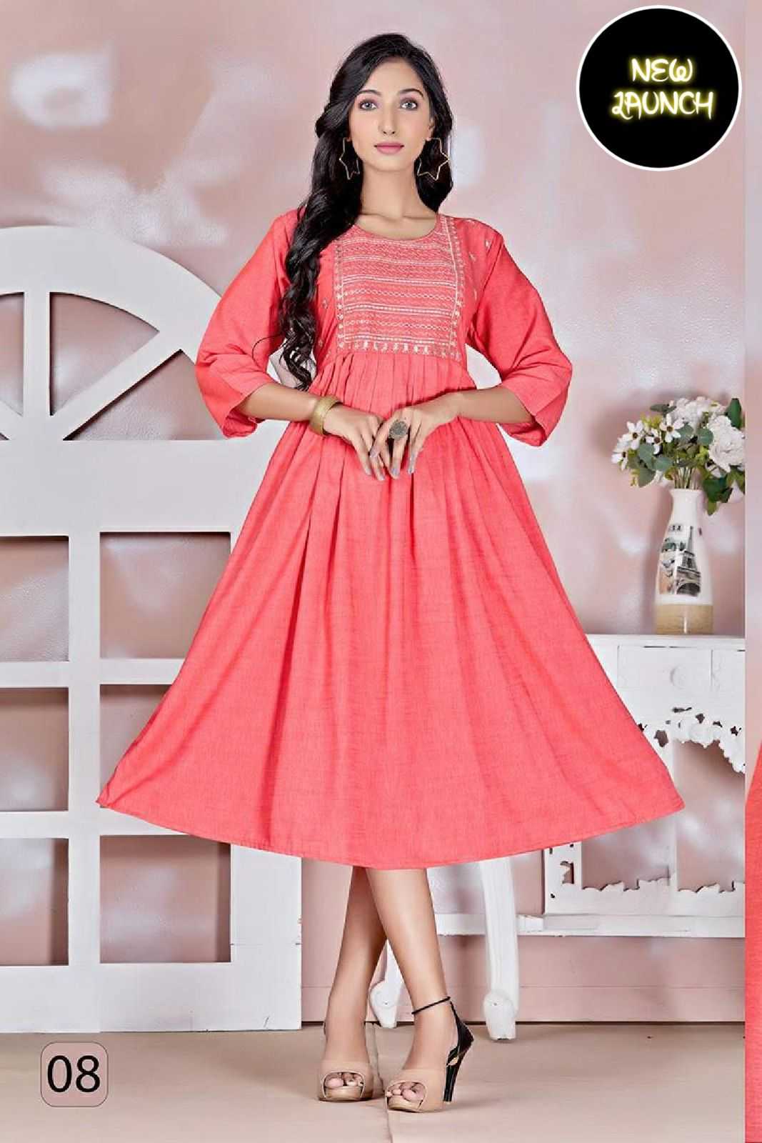 TRENDY NOORIE VOL.1 Liquid Rayon KURTI CATALOG