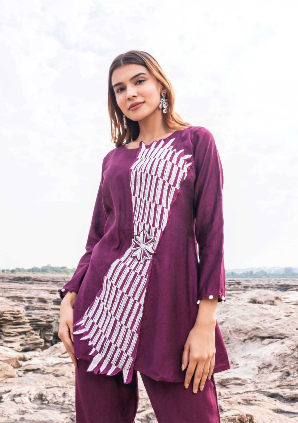 18 attitude sho shaa vol 6 readymade fancy western wear stylish cord set