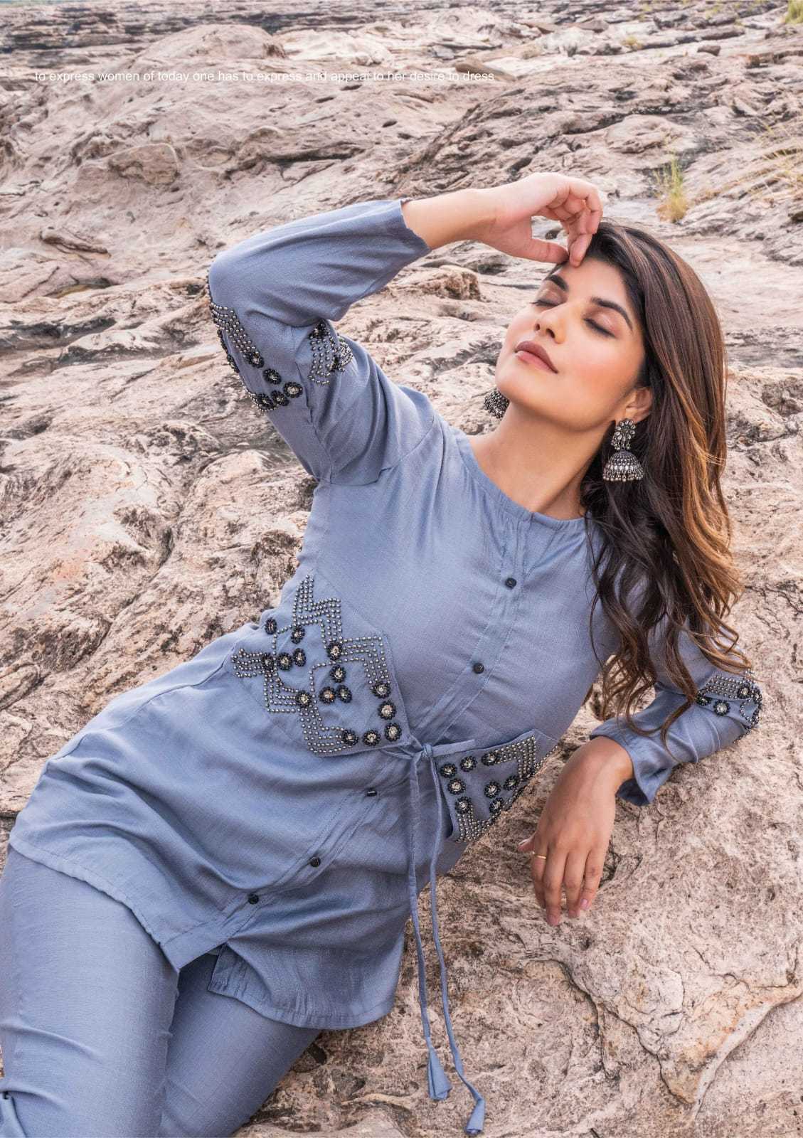 18 attitude sho shaa vol 6 readymade fancy western wear stylish cord set