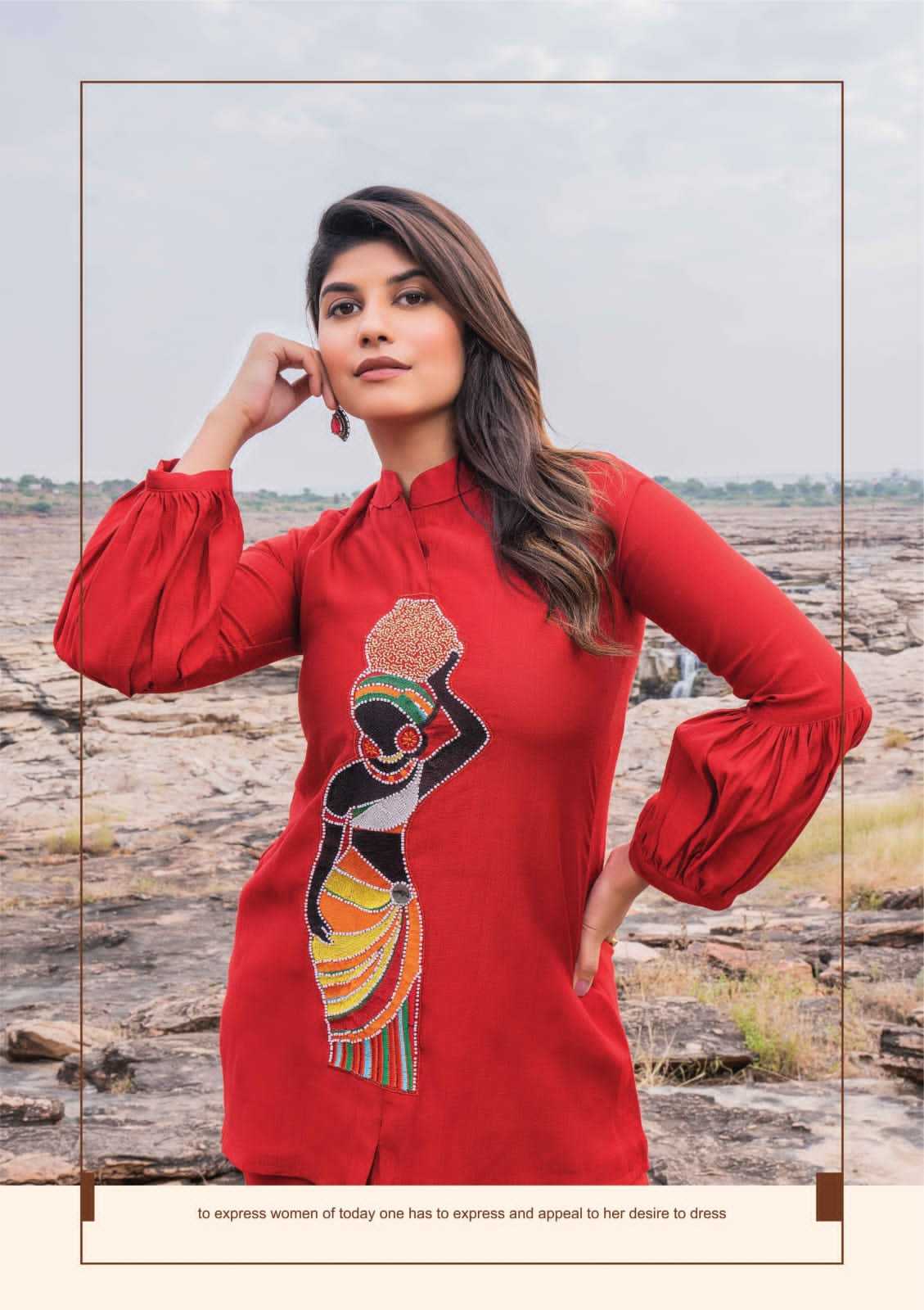 18 attitude sho shaa vol 6 readymade fancy western wear stylish cord set