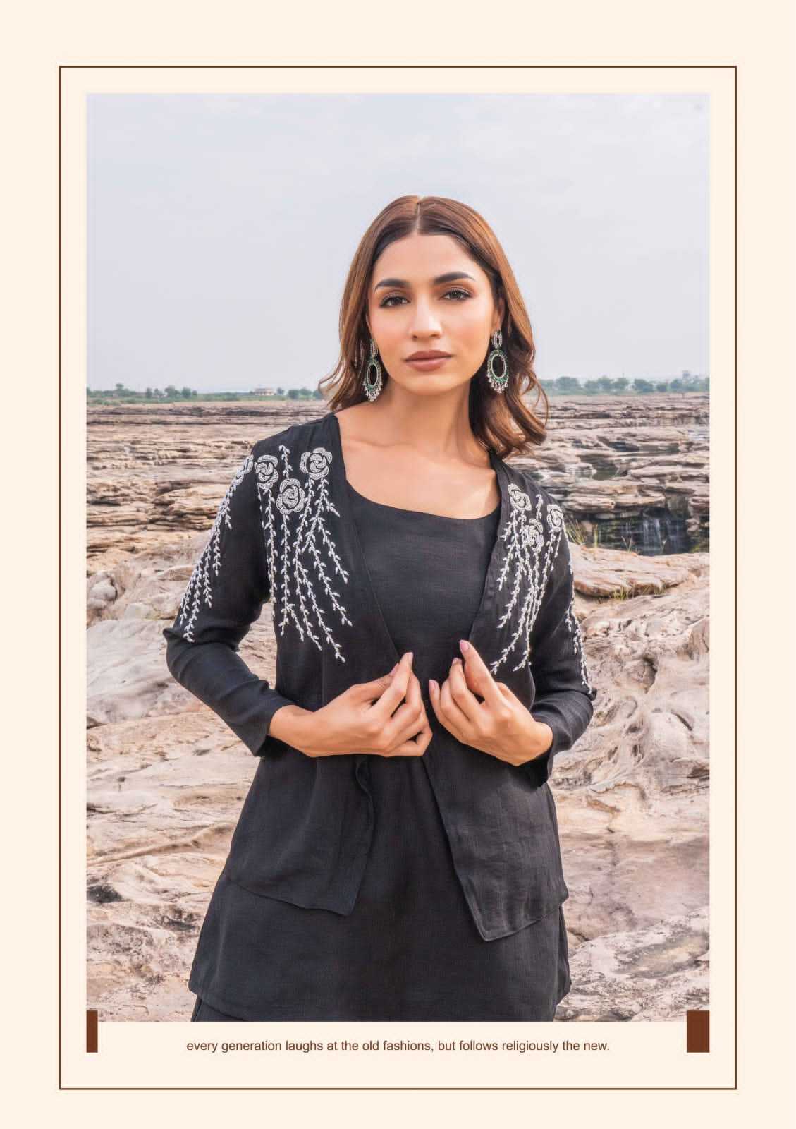 18 attitude sho shaa vol 6 readymade fancy western wear stylish cord set