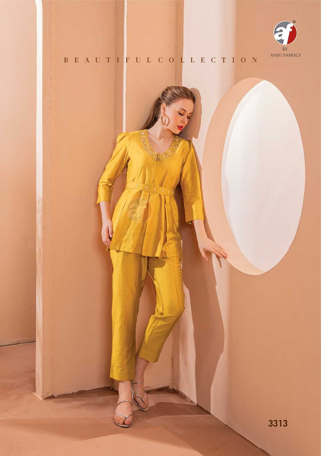 anju fab showy vol 2 readymade western wear handwork designer cord set