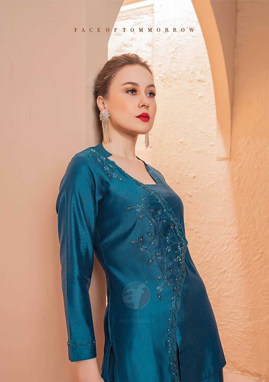 anju fab showy vol 2 readymade western wear handwork designer cord set