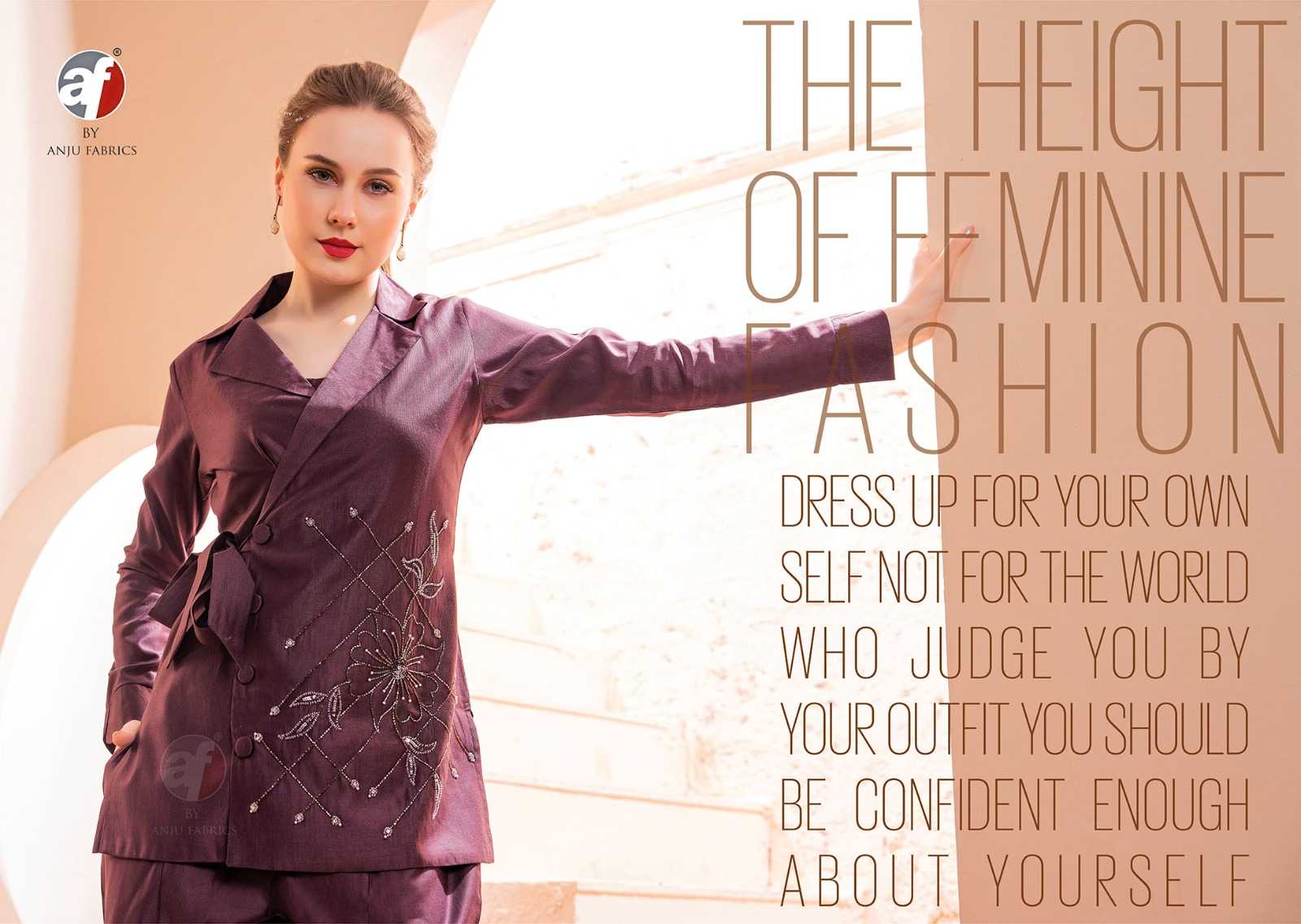 anju fab showy vol 2 readymade western wear handwork designer cord set