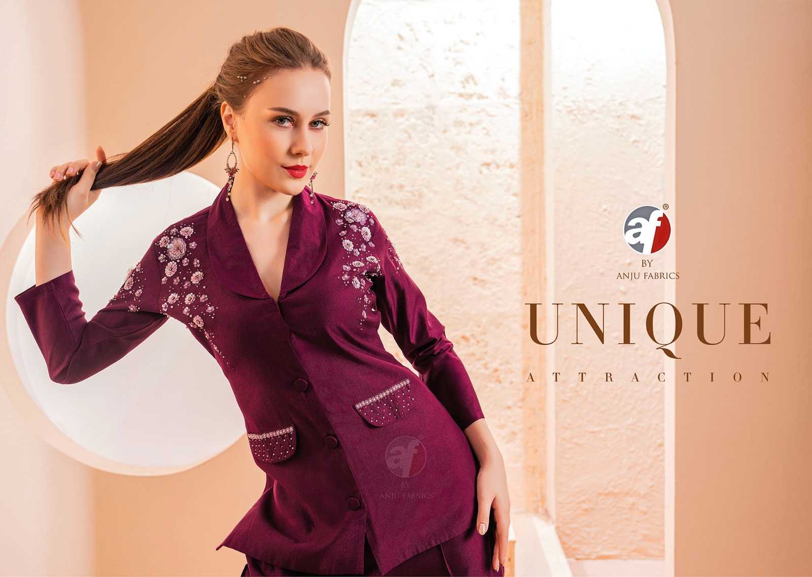 anju fab showy vol 2 readymade western wear handwork designer cord set