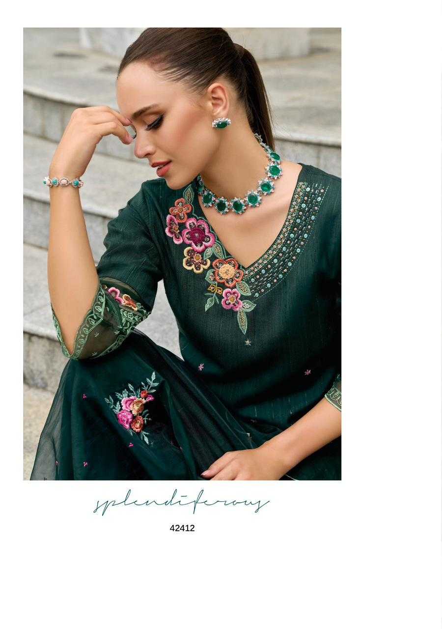 kailee fashion mahnoor fancy work readymade salwar kameez catalog