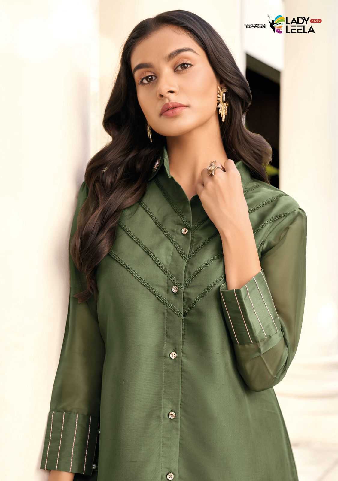 lady leela marbles vol 4 fullstitch viscose organza handwork cord set