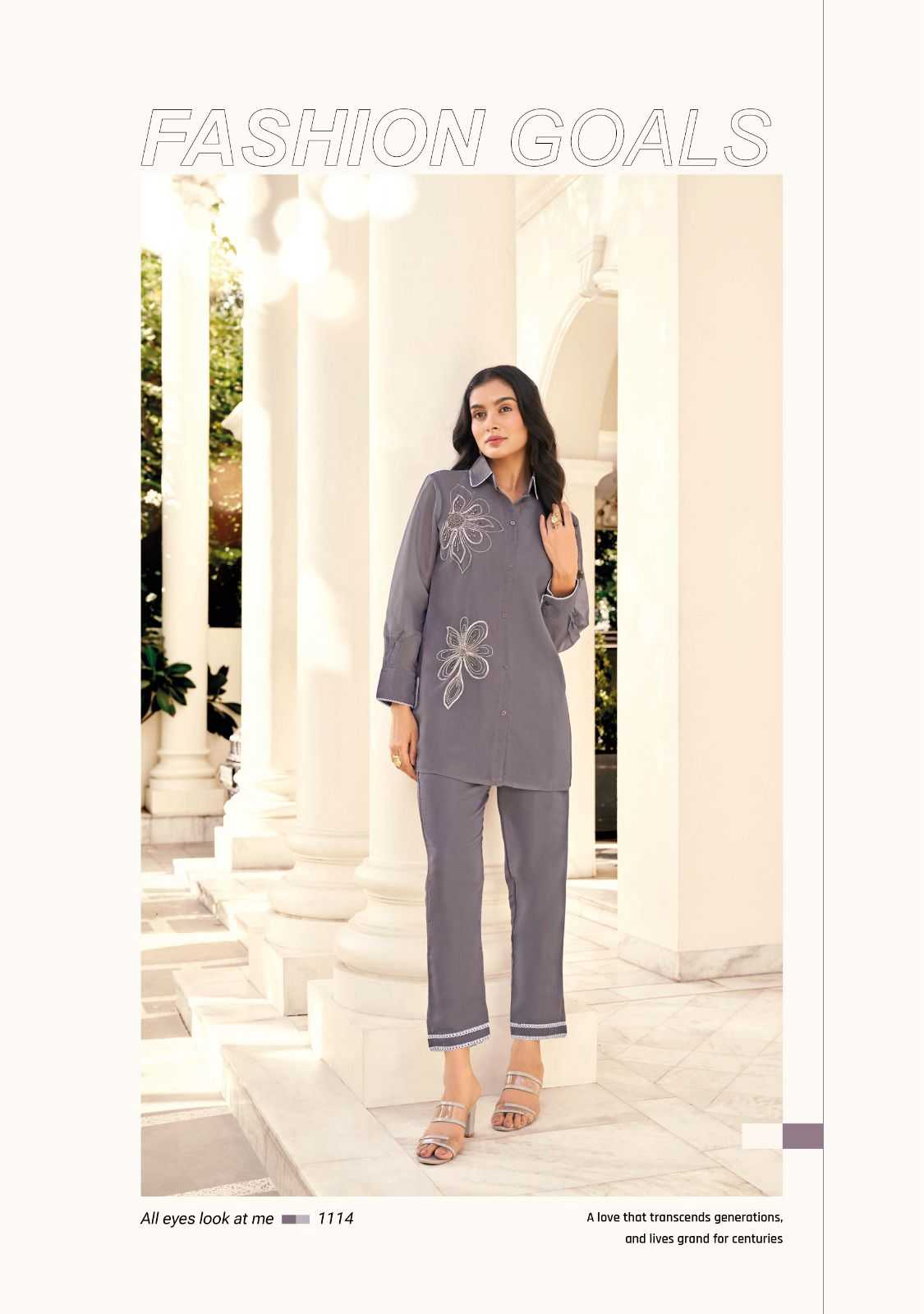 lady leela marbles vol 4 fullstitch viscose organza handwork cord set