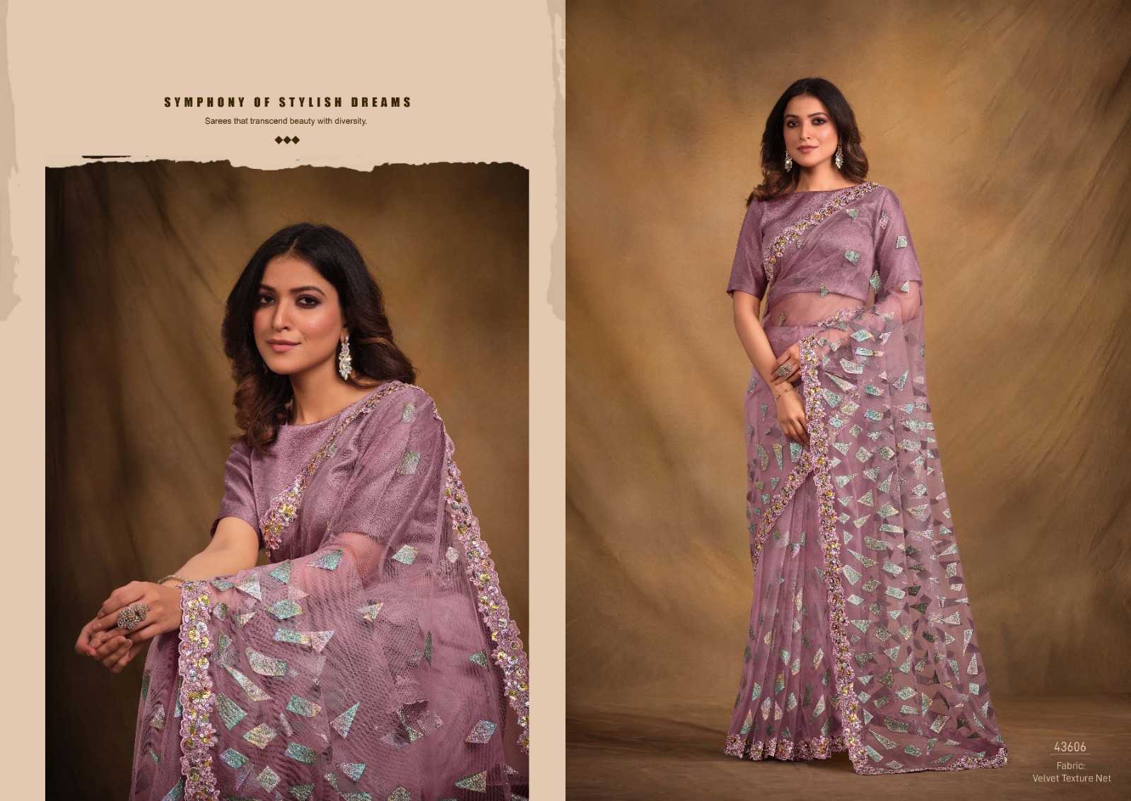 mahotsav norita 43600 series exclusive designer work sarees catalog