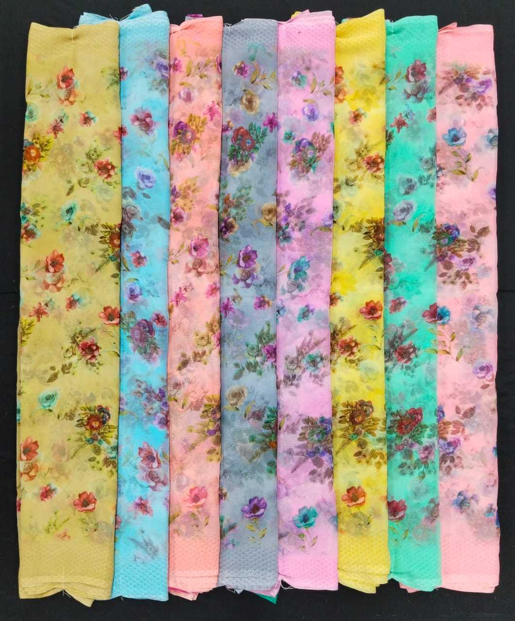 pr 1132 lemon chiffon saress collection color matching set