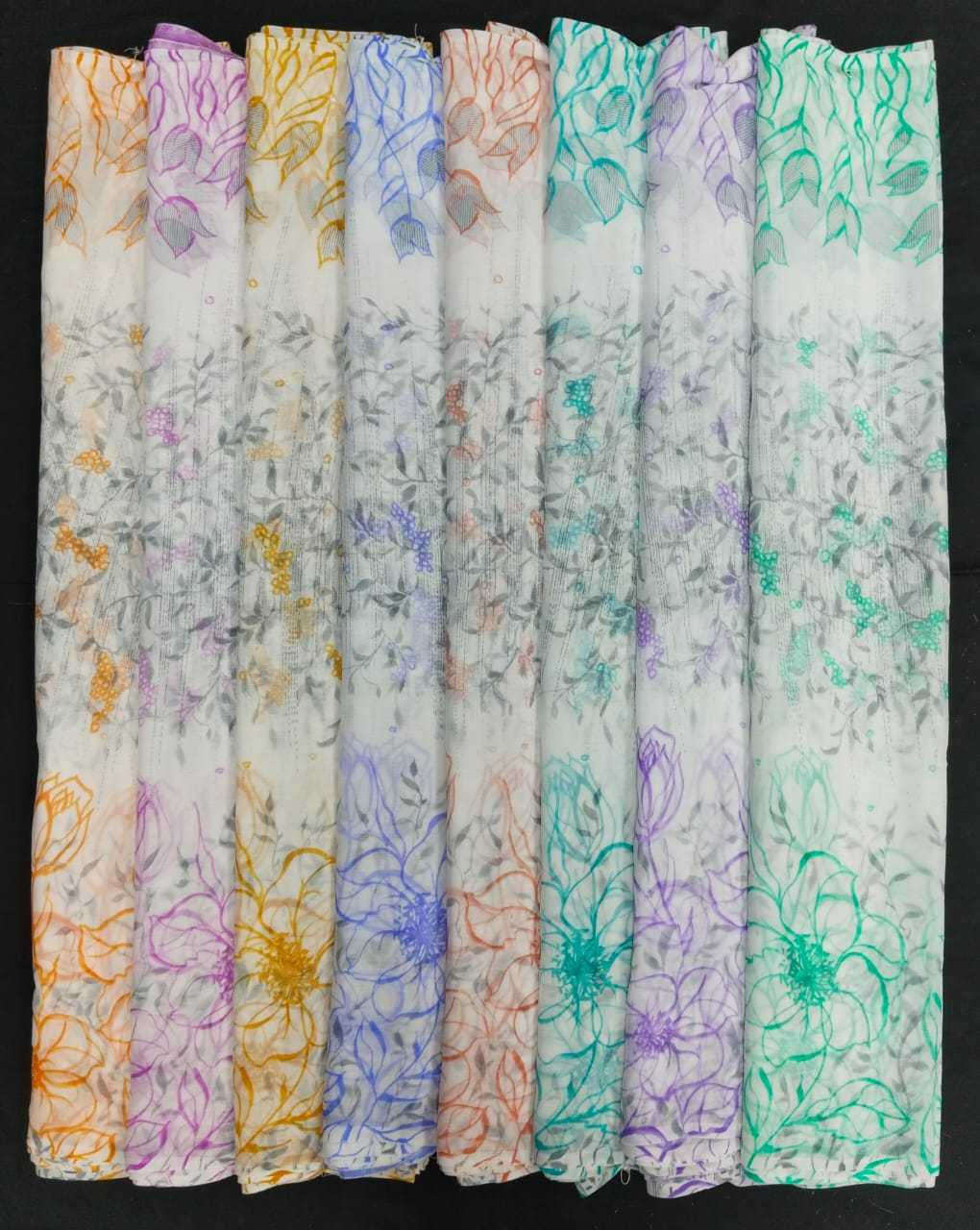 pr 1132 lemon chiffon saress collection color matching set