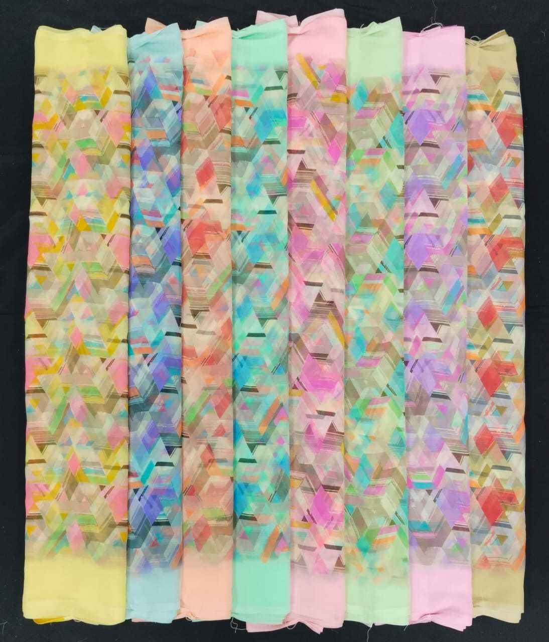 pr 1132 lemon chiffon saress collection color matching set