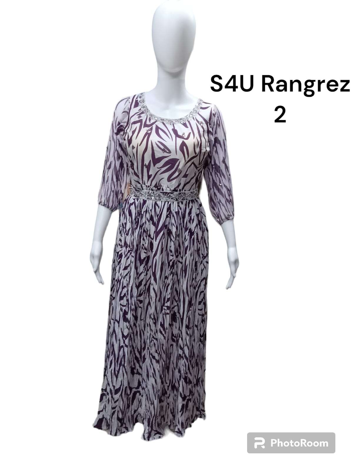 s4u rangrez vol 2 elegance collection fit & flare gowns in the most colorful prints