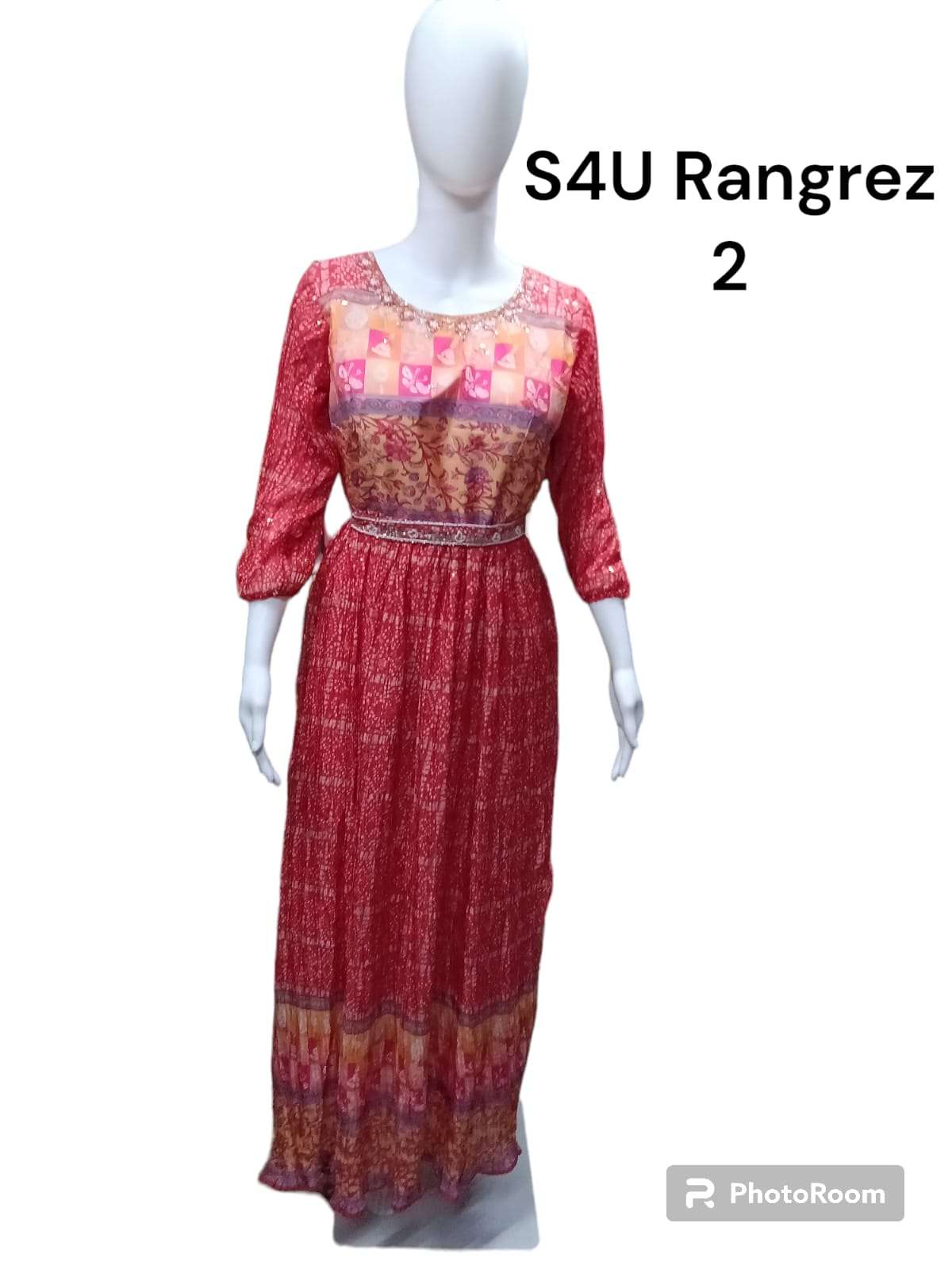 s4u rangrez vol 2 elegance collection fit & flare gowns in the most colorful prints