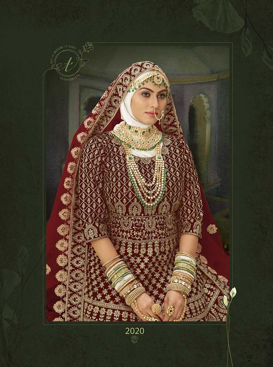 senhora peplum bridal heritage vol 8 designer unstitch lehenga choli dupatta