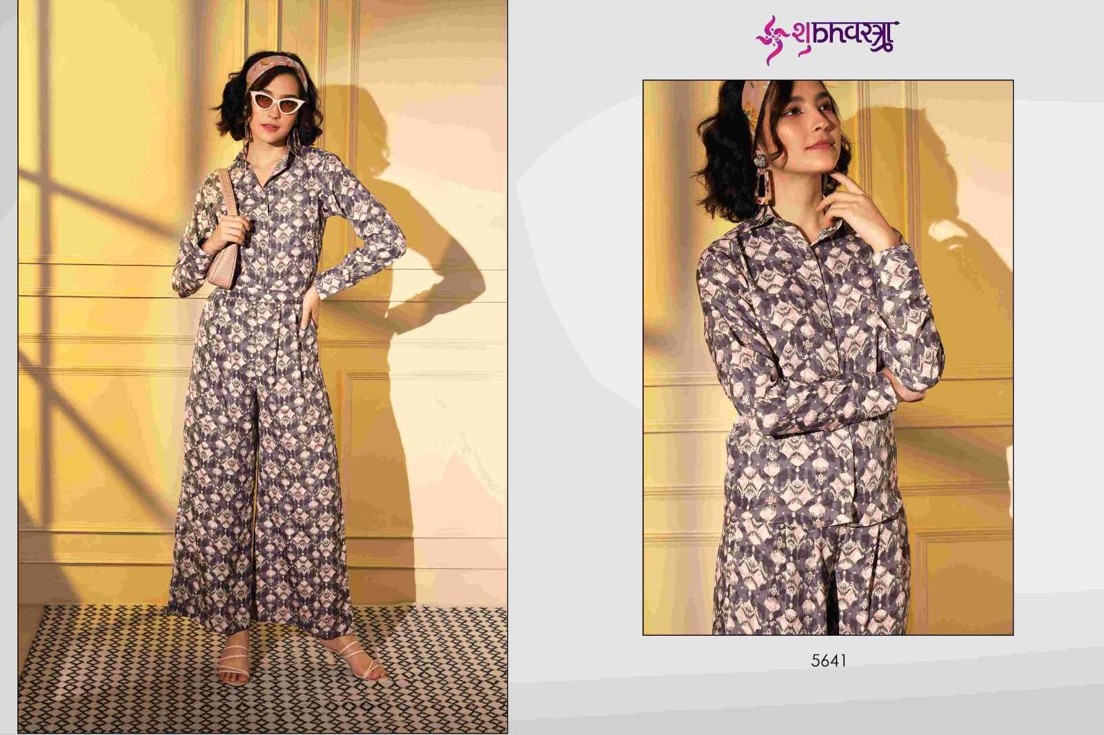 shubhkala femella vol 4 readymade western wear stylish cord set with shrug 