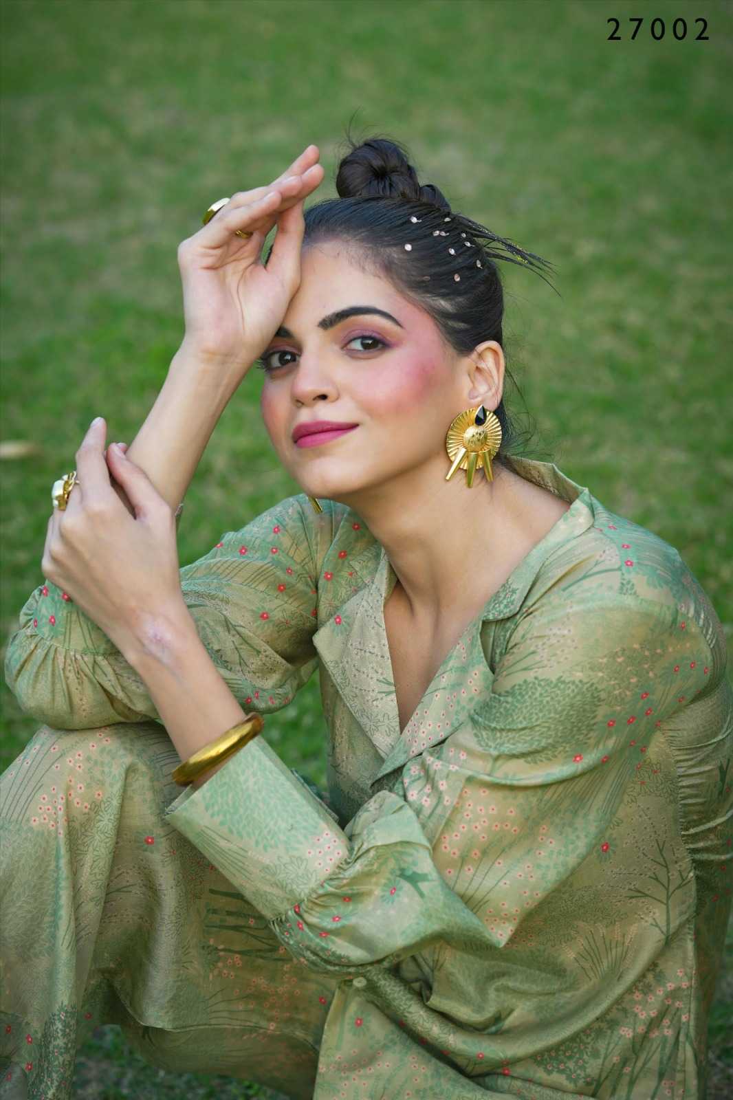 tejasvee anya readymade mul cotton classy cord set