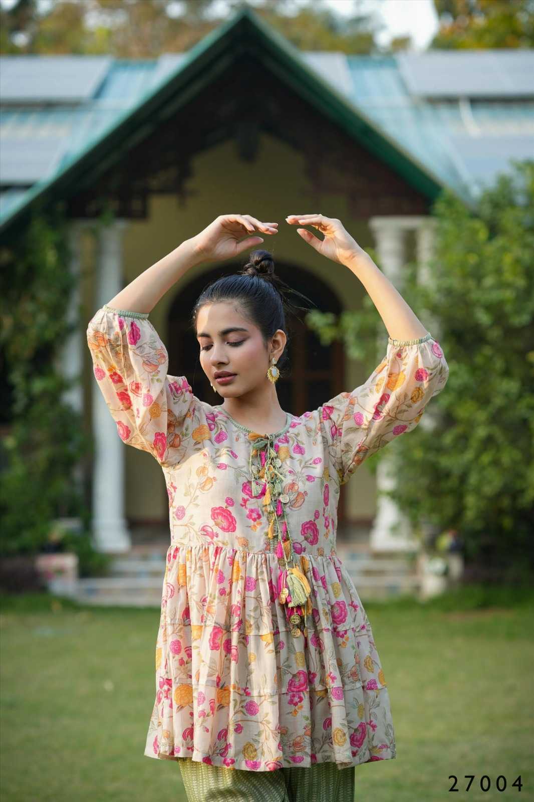 tejasvee anya readymade mul cotton classy cord set