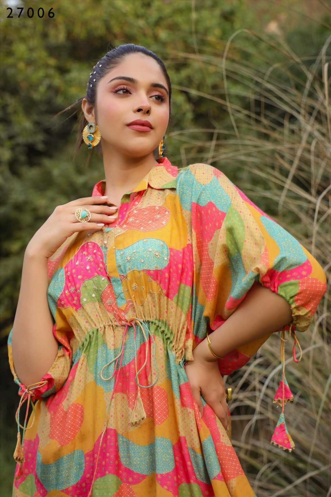 tejasvee anya readymade mul cotton classy cord set