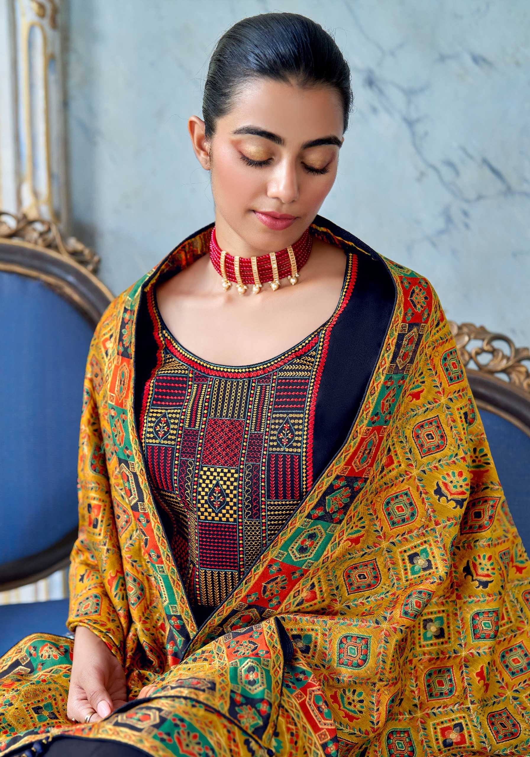 alok suit sanoor traditional wear unstitch suit catalog